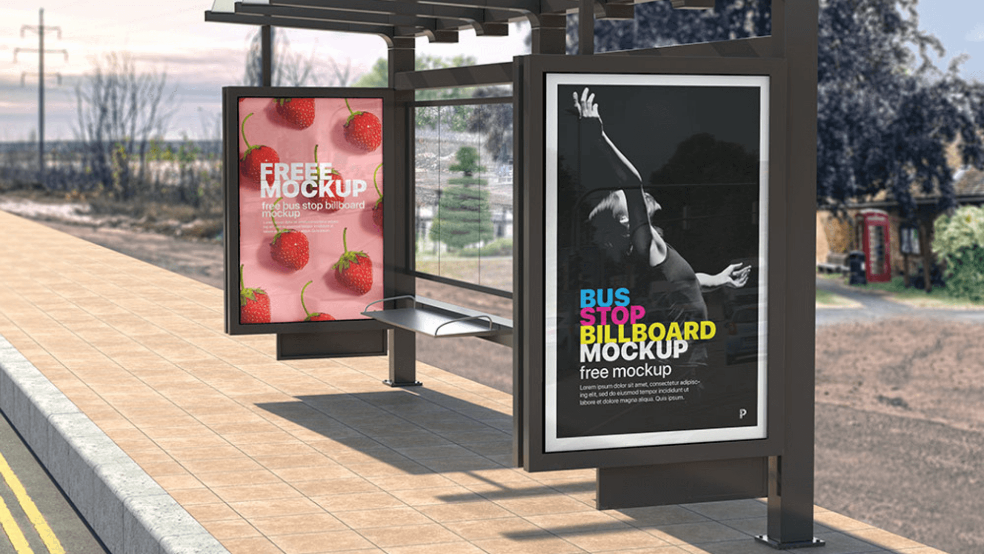 Mockup De Outdoor De Parada De Nibus Gr Tis Criativo Design