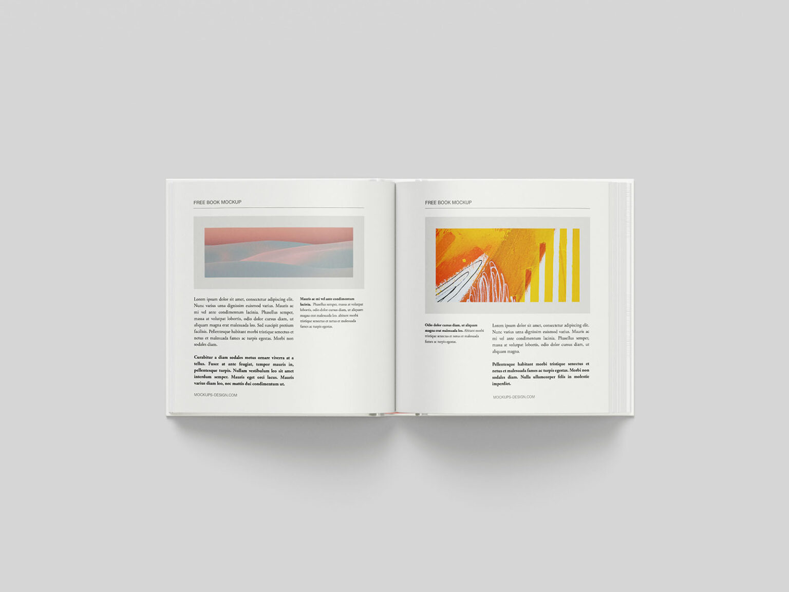 Mockup De Livro Capa Dura Criativo Design