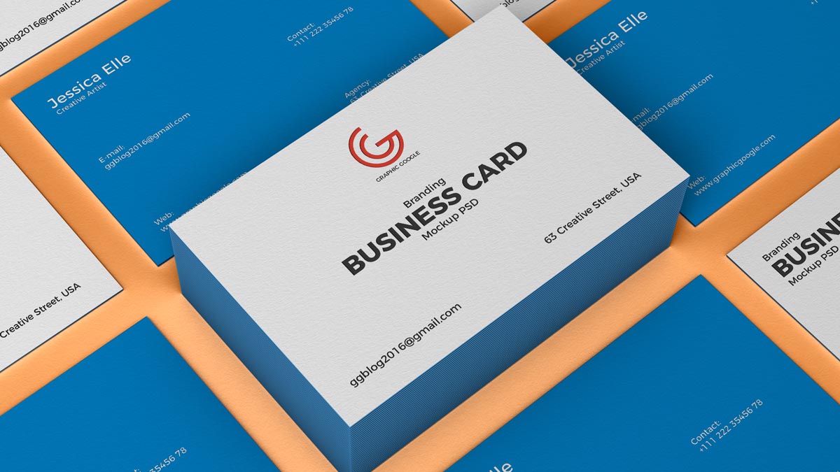 destaque Free-PSD-Branding-Business-Card-Mockup