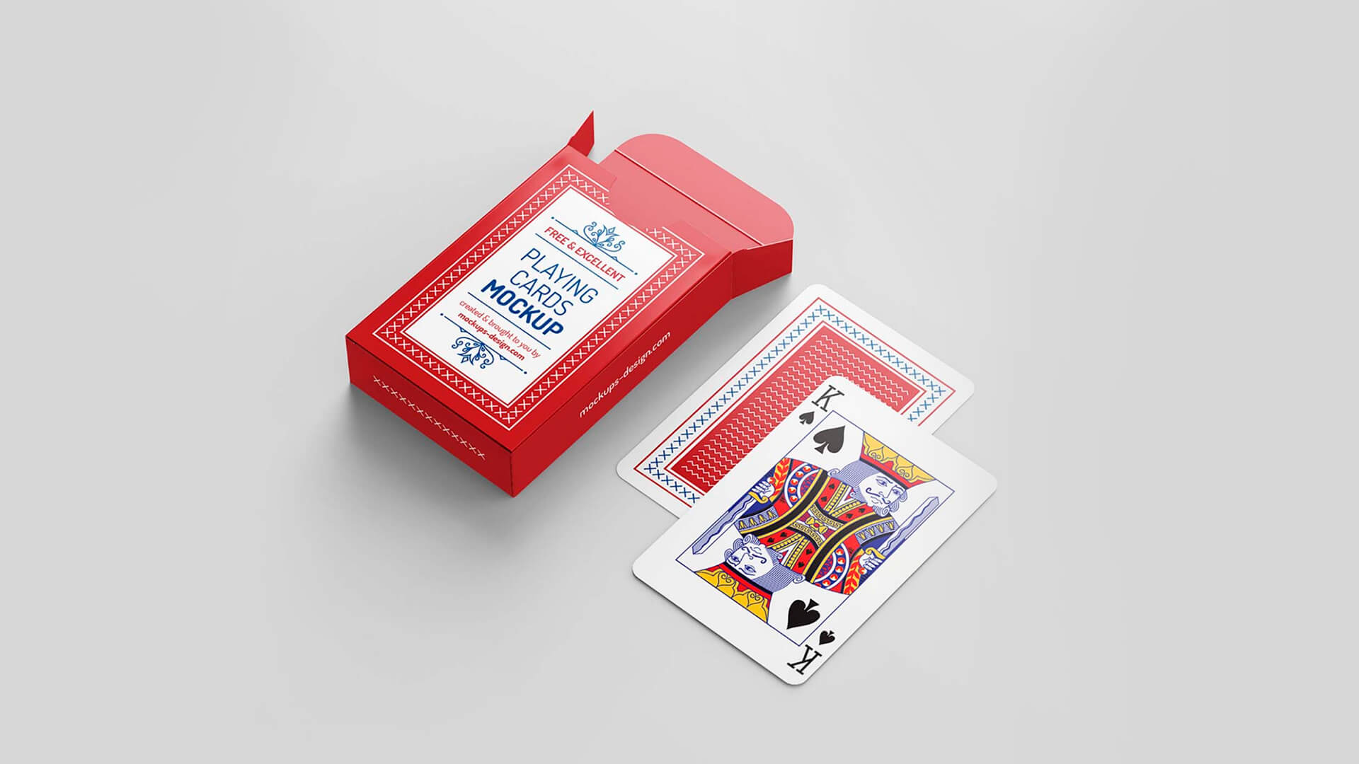 Mockup de jogo de cartas Grátis 