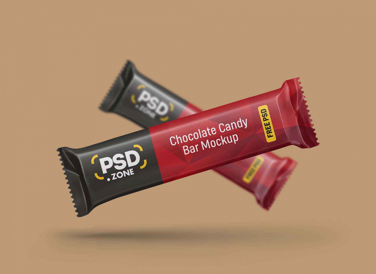 Mockup de barra de chocolate Grátis - Criativo.Design