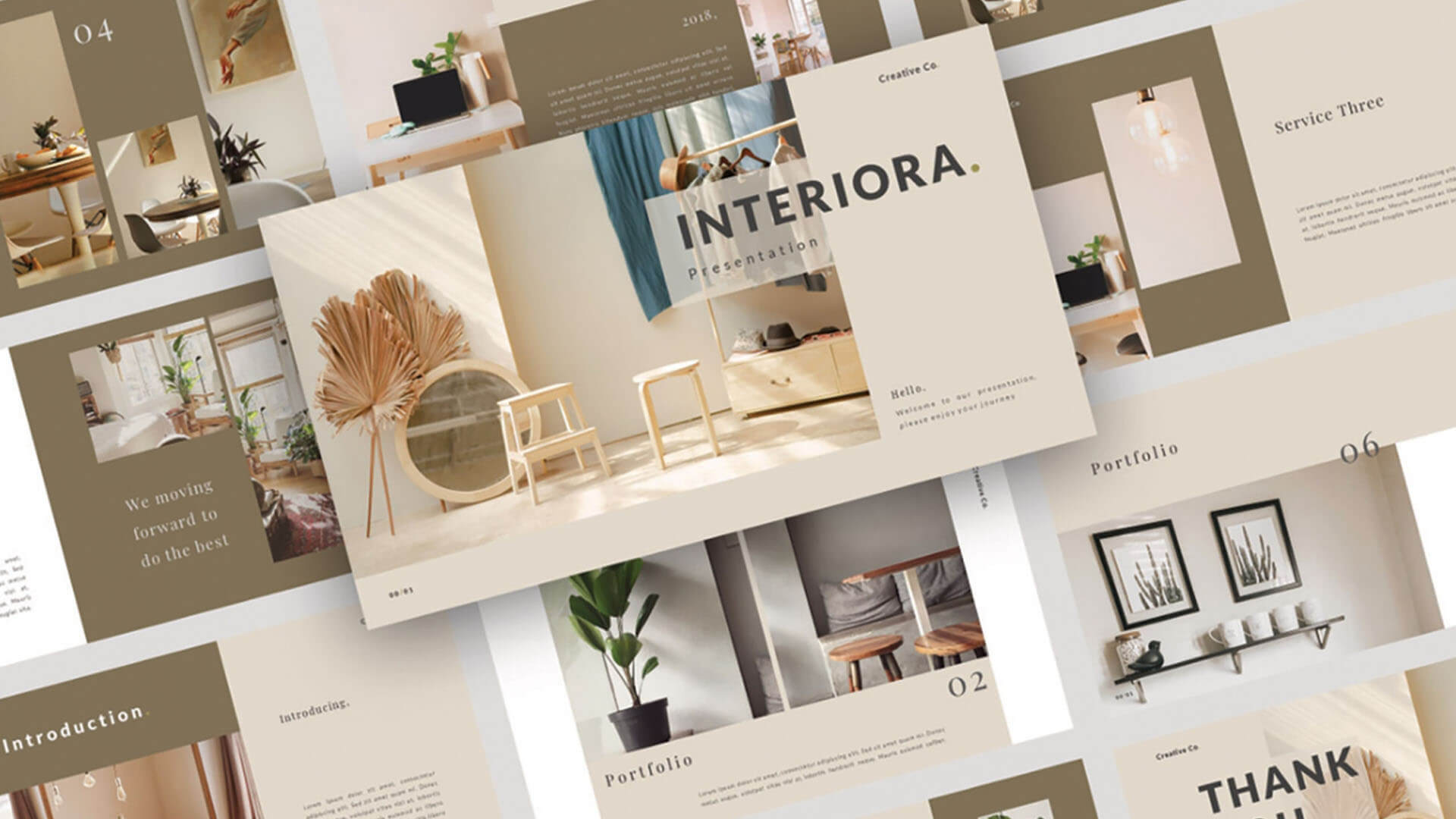 interior design presentation template