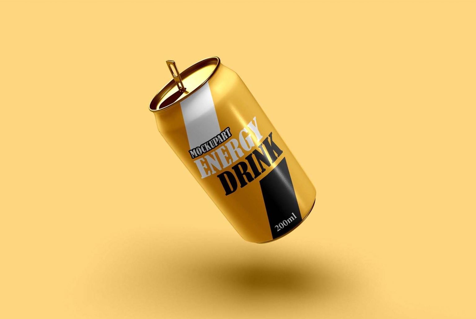 Download Mockup de lata de refrigerante flutuando Grátis - Criativo.Design