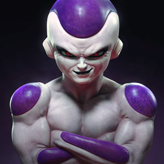 Os personagens de Dragon Ball Z em 3D por Rafa Grassetti 