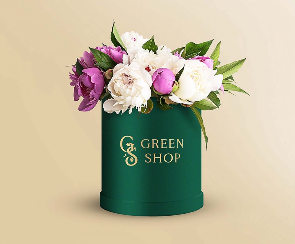 Mockup de vaso de flores Grátis Criativo.Design