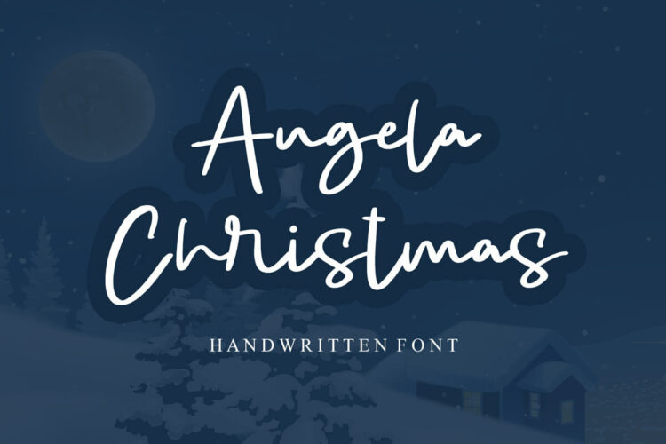Angela Christmas Handwritten