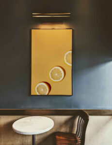 Mockup de quadro para restaurante grátis