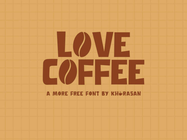 Love Coffee - Fonte display grátis