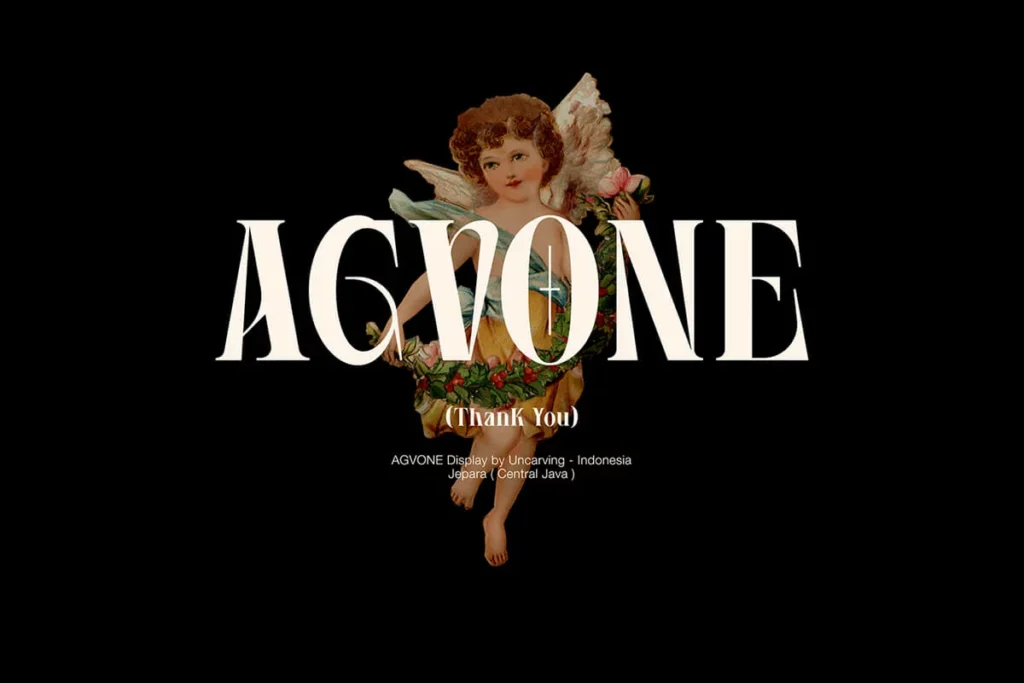 Agvone - Fonte Display Grátis