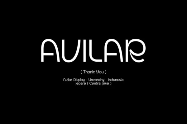 Avilar - Fonte Display Grátis
