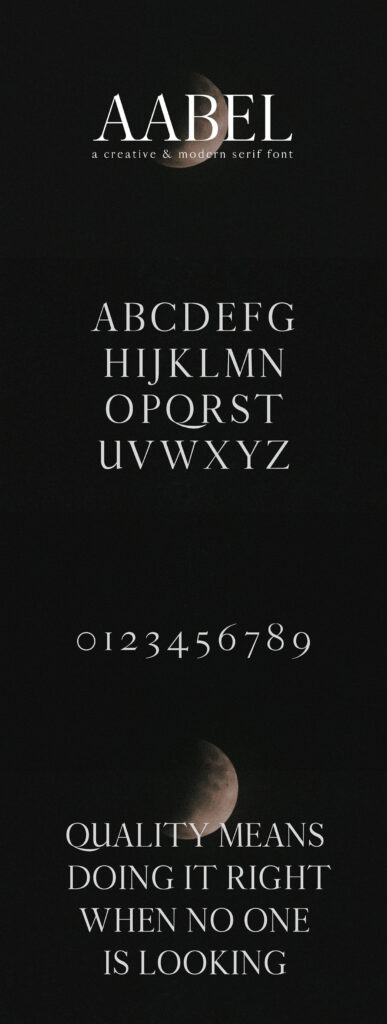 Aable Serif - Fonte Moderna Grátis