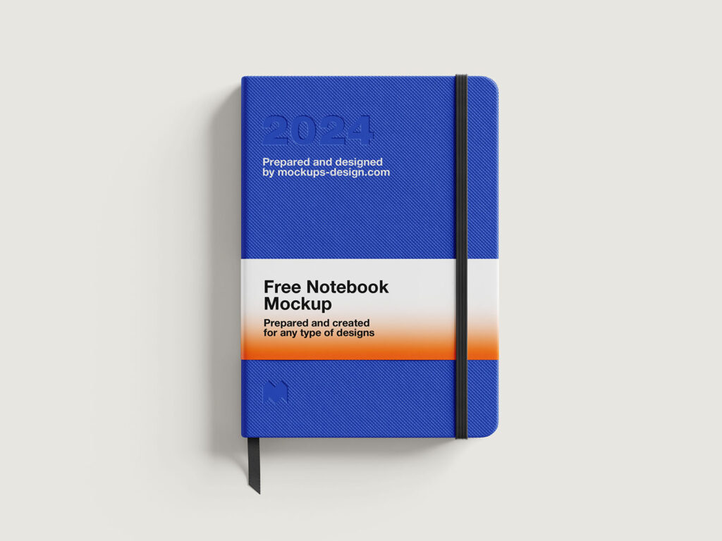 Mockup de caderno grátis