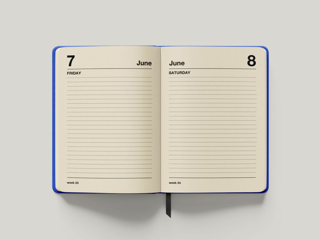 Mockup de caderno grátis