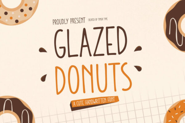 Glazed Donuts - Fonte Caligráfica Grátis