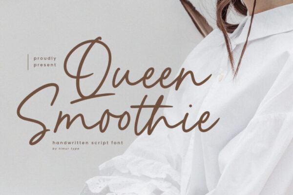 Queen Smoothie - Fonte Script Grátis
