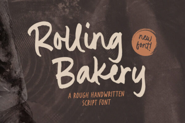 Rolling Bakery - Fonte Manuscrita Grátis