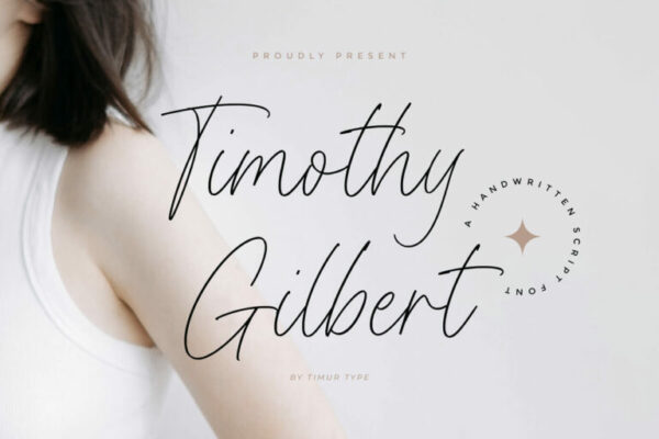 Timothy Gilbert - Fonte Caligráfica Grátis