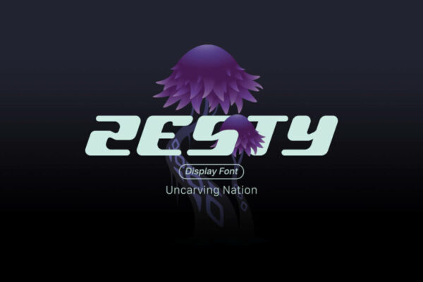 Zesty - Fonte DisplayGrátis