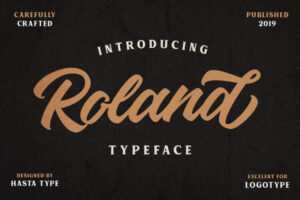 Roland – Fonte manuscrita grátis - Criativo.Design