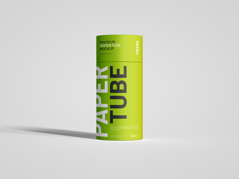 Mockup de tubo de papel grátis