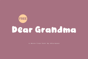 Dear Grandma - Artesanal Fonte Grátis