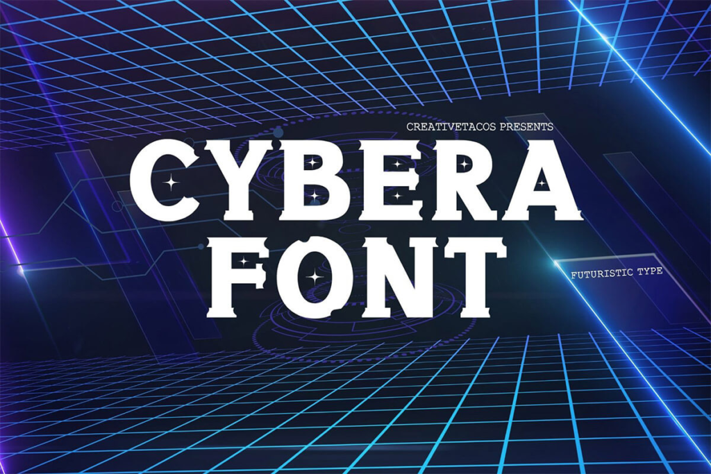 Cybera Sci-Fi - Fonte Grátis