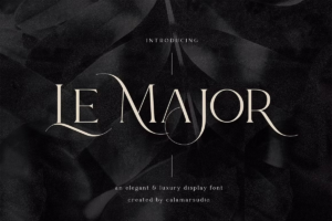 Le Major Serif Typeface - Fonte Grátis