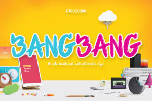 Bangbang – Fonte Tipo Brush Grátis