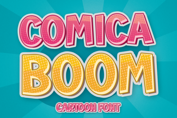 Comica Boom - Cartoon Fonte Grátis