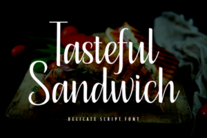 Tasteful Sandwich - Fonte Grátis