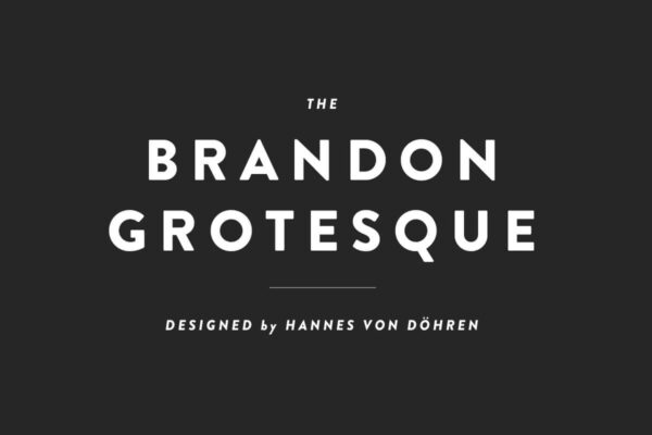 Brandon Grotesque - Fonte Grátis