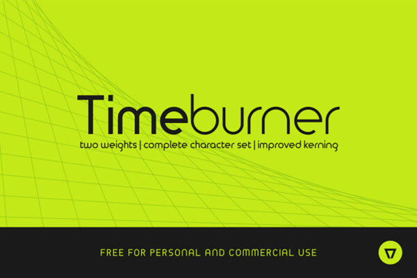 TimeBurner - Sans Serif Fonte Grátis