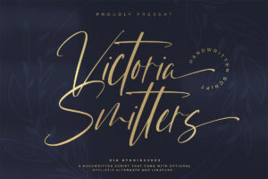 Victoria Smitters - Script Fonte Grátis