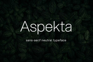 Aspekta - Sans Serif Fonte Grátis