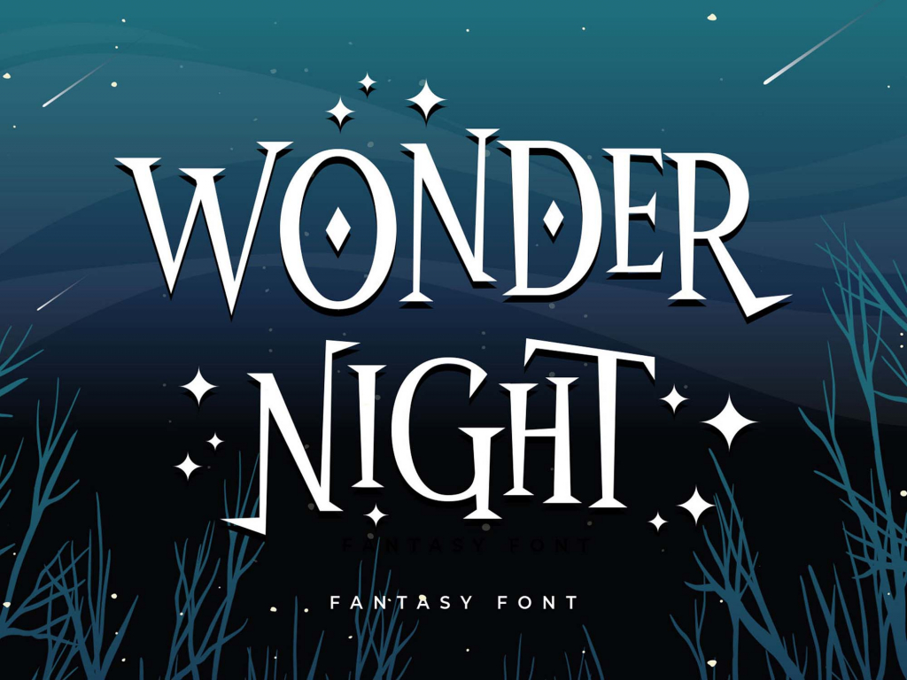 Wonder Night - Fonte Grátis