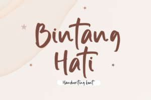 Bintang Hati – Fonte Grátis