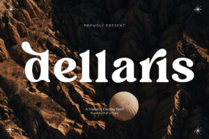 Delaris – Modern Display Serif Fonte