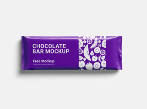 Mockup de Barra de Chocolate Grátis