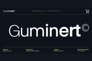 Guminert - Sans Serif Fonte Grátis