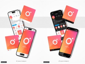 Mockups de iPhone com Instagram
