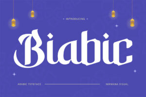 Biabic – Árabe Typeface Fonte Grátis