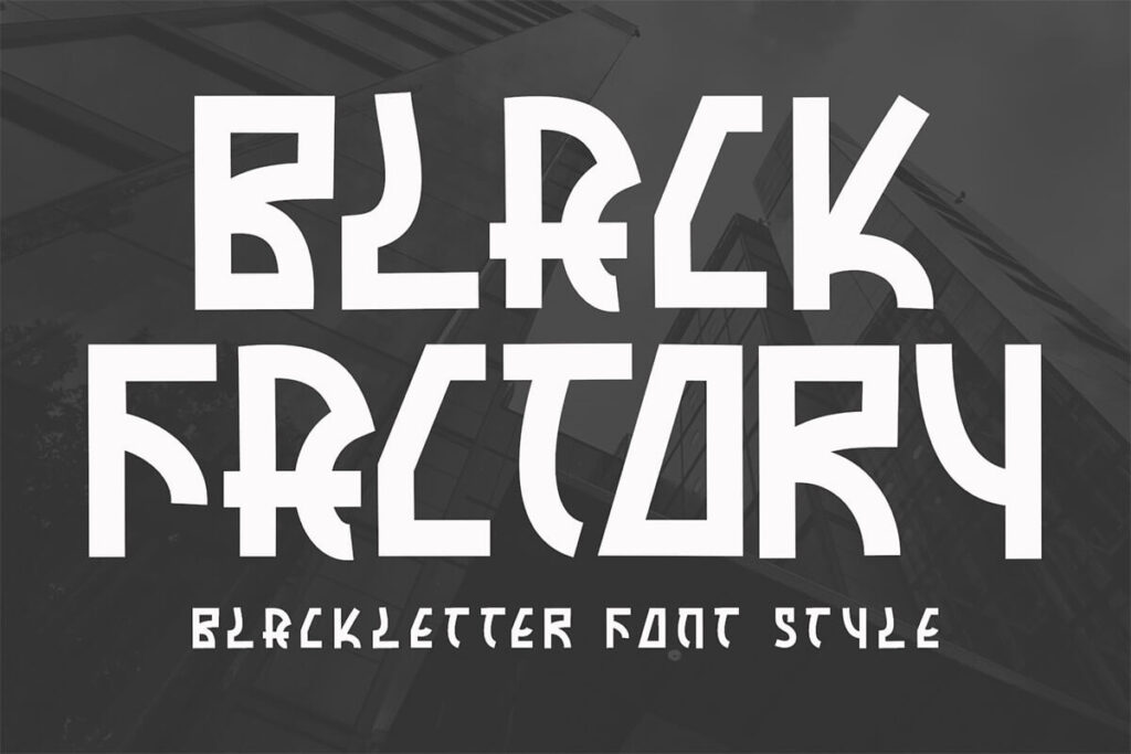Black Factory – Fonte Grátis