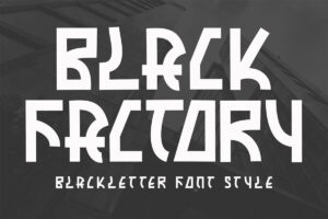 Black Factory – Fonte Grátis