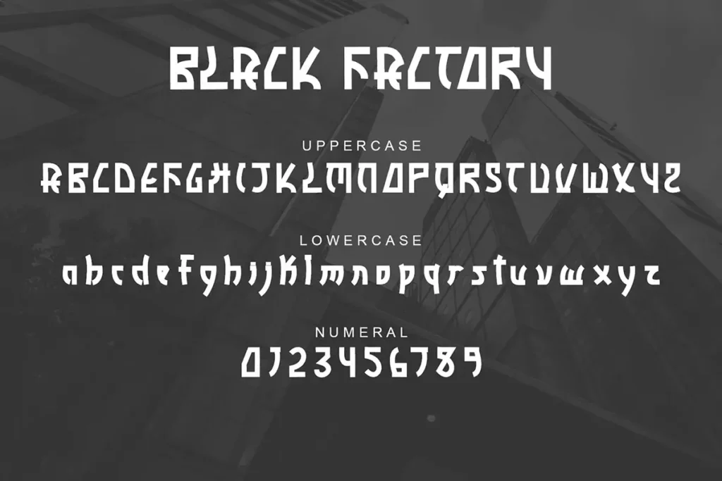 Black Factory – Fonte Grátis