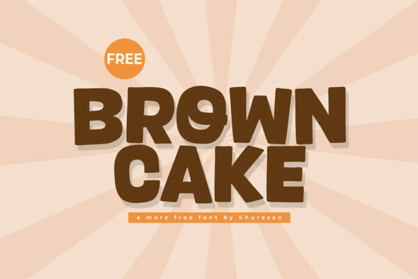 Brown Cake – Sans Serif Fonte Grátis