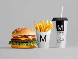 Mockup de Embalagem de Fast Food Grátis
