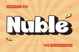 Nuble – Sans Serif Retro Fonte Grátis