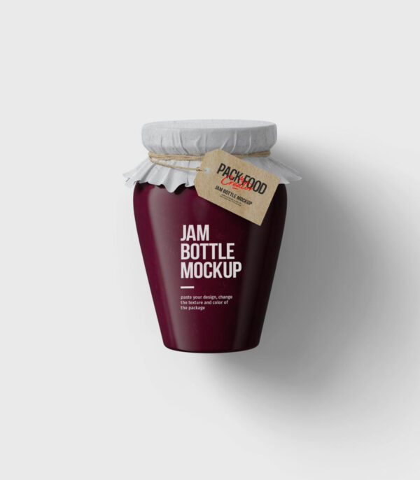 Mockup de Pote de Geleia Grátis