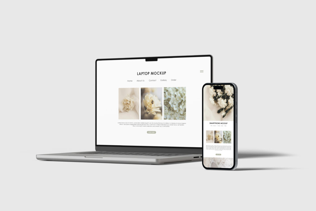 Mockup de MacBook e iPhone Junto Grátis