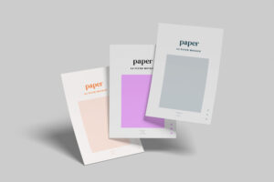 Mockup de Panfleto A4 flutuante Grátis